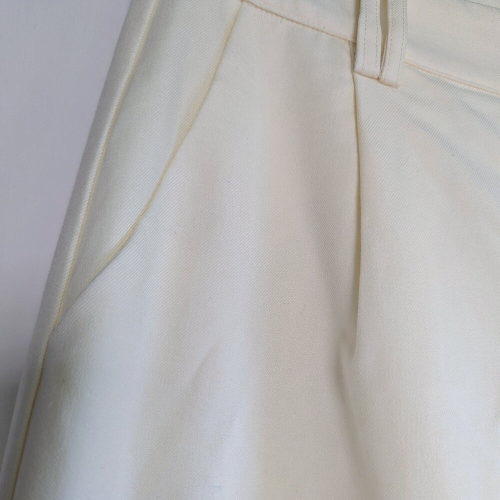 NWT DISSH Beckham Bermuda Shorts Cream US 10 Quiet Luxury Old Money Euro Summer - Picture 10 of 15